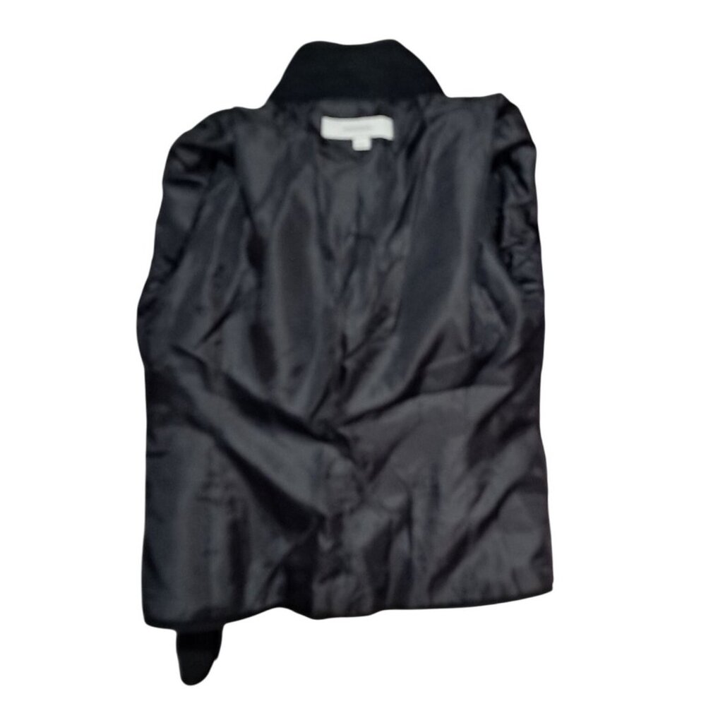 Black Merona Blazer Jacket Womens Size L Fitted - Picture 8 of 11